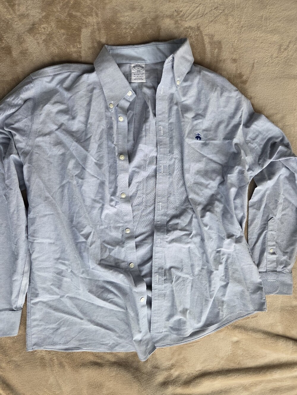 Brooks Brothers Stretch Regent Regular-Fit Sport Shirt, Non-Iron XL